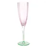 Casas de vino 1 PCS 240/380ml Gradiente Lotus Red Crystal Clopblet Big Belly Cup Cup Herramienta de fiesta de lujo de alta temperatura