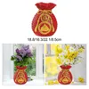 Vases Année chinoise Feng Shui Blessing Sac de décoration de vase Decor Decoration Matière de résine pour le salon Léger polyvalent