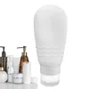 Boîtes de rangement Articles de toilette Répartir les bouteilles de silicone rechargeables pour le shampooing sur gel de douche contenant le cosmétique