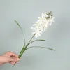 Decorative Flowers 42cm Artificial Hyacinth Violet Flower Fale Plant For Home Garden Wedding Marriage Birthday Party Decoration