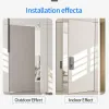 Lock Invisible Door Lock Tuya Smart Wooden Door Lock APP IC Card Unlock Electronic Lock Indoor Hidden Burglar Door Locks Punch Free