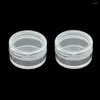 Garrafas de armazenamento 100pcs 3g 5g 10g Clear Cream jar jar