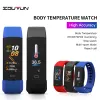 Opaski na rękę 2020 Smart Band Temperaturę Watch Fitness Smartwatch Smartwatch Fitness Temperatura