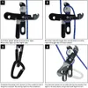 Descender -Stop Stop Camping Rock Abstiegsvorrichtung Abgreifer Rappelling Grace Control Abseilung Outdoor Mountainering 240409