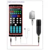 Accessoires Carte son en direct pour téléphone portable PC Bluetooth Changeur de voix multiples Studio de chant Funn y