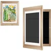 Frames 1/2pcs Holzkunst Bilderrahmen für 150 Bilder - A4 Front Eröffnung Veränderlicher Po Display Kinder Kinder Kunstwerke