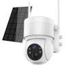 Камеры Солнечная камера Wi -Fi Outdoor 4MP Video Surveillance Беспроводная IP -камера с 7800 мАч Рега