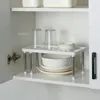 キッチン収納室のスパイスラックバスルーム拡張可能な棚31-61cm取り外し可能なカウンタートップオーガナイザー
