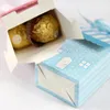 Present Wrap House Shape Candy Box Wedding Favors Boxar Cookie Påsar Packaging Christmas Baby Shower Birthday S