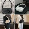 2024 Женские сумки с полуоткрытым дизайном бренд кожаная сумка для плеча модные сумки кросс -кузов роскошная изысканная сумочка 10а