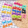 Abbigliamento per cani 30pcs Dot Pet Groom Clips Clip Catch Bows Girls Girls Barrette per cucina per cani Accessori