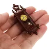 Horloges murales mini-horloge enfants Small Pendent Vintage Toys Pographie Prophes Minihouse