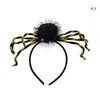 Supplência de festa adolescentes adultos desenhos animados aranhas de fiagem moldam cabelos de cabelo de cabelo de cabeceira bandeira de cabelo cops de cosplay de cosplay