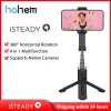 Monopodes hohem isteady q singleaxis stabilisateur gimbal stabilisateur automatique trépied réglable de bâton selfie avec télécommande pour smartphone