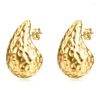 Boucles d'oreilles en peluche vintage gold coloré exagération exagération irrégulière de chute d'eau personnalisée Boutique bijoux cadeaux en gros