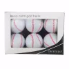 Tees 6PCS / PACK NOUVELLE SPORTATION PRATIQUE GOLL BALLEN BALLEN Two Layer Golf Pelotas Gold Dravre de golf assorti