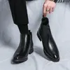 Casual Shoes 2024 Luxury High Quality Brand Pointed Leather For Men Vintage Classic Driving Wedding Dress