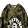 Nouveau A Bathing A AP Youth Cartoon Camo Casual Round Neck Cold Short T-shirt