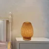 Lâmpadas de mesa Dispositivos de abajur de bambu