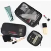 Sacs de rangement Mesh Cosmetic Sanitary Tapkin Pad Sac Zipper Toitrage Organisateur de maquillage