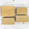 Enveloppe-cadeau 5pcs kraft papier box bricolage emballage d'anniversaire de mariage pour invités pour les petites entreprises de fournitures