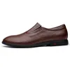 Sapatos casuais homens mocassins luxuoso couro formal mocassins respiráveis vestido de noite de condução preto calçados macios