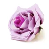 Dekorativa blommor 20 datorer bröllopsdekor dekoration rose dekorera konstgjorda 8 cm blommor lila sidenhuvud