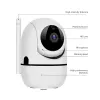 Monitoren Draadloze slimme camera, high-definition beeldkwaliteit, wifi CCTV-camera, bewegende kopcamera, bewegingsdetectie en alarmfunctie