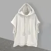 2023 Spring Fashion Tshirt Suit Mens Allmatch Hooded Vest Boutique Boutique Clothing Simple Style 240325