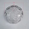 Crystal lampadario 1pcs/lotto d200xh67mm in stile europeo ciotola di vetro con disco decorativo a foro centrale da 12 mm.Accessori per l'illuminazione del vassoio