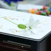 Dekorativa blommor Högkvalitativ handvävd livlig handstickad virkning Lily Bouquet Realistic DIY Craft Flower Gifts For Home