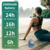 Accessori 10000 mAh Base batteria portatile per Echo Dot 4 Power Bank ricaricabile di 4a generazione per supporto per altoparlanti Alexa