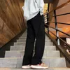 Herrbyxor japanska vårens hösttrend sportpojkar high street tung lös casual wide ben mode rak