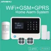 Kits LCD -meny Display 99 Wireless Zone G90bplus WiFi Alarm GSM Alarm System Smart Home Security Alarm With App Control