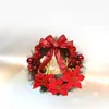 Decoratieve bloemen 30 cm Holly kerstbuitendecoraties krans kunstmatige dennenkransen kransen