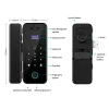 Lock 3D Face Recognition Glass Door Lock Biometric Tuya App Remote Unlock WiFi Smart Fingerprint Lock