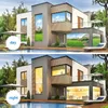 Windowstickers voor tintfilm Living Sun Anti Daytime Office Privacy Mirror Way One Reflective Control Home Heat Room Blocking