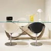 Keukenopslag acryl ins creatieve vrijetijdsstoel Swivel stoel Noordse coffeeshop transparante eethandel onderhandeling