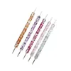 2024 1SET UV Gel Nail Art Brush Art Art Art Dotting Pen Drawing Paint