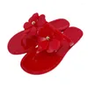 Slippers Summer Women Slipper Sunflower Large Size Ladies Flip-Flops Solid Color Sand Soup Flat