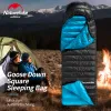 Gear NatureHike CW400 vinter varma sovsäckar kuvert typ vit gås ner sovsäck