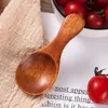 2024 1Pcs Small Mini Wood Condiment Scoop Flatware Coffee Tea Sugar Salt Wood Spoons Home Living Cooking Tools Kitchen Gadgets for wooden