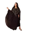 Roupas étnicas 2024 Vestidos de noite de festa africana elegantes para mulheres de verão plus size vestidos de vestido maxi de moda muçulmana abaya roupas