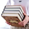 Записные книжки Винтаж ноутбука Европейская ретро толстая ноутбук творческая книга A5 Классические подарки для студентов