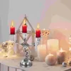 Kerzenhalter Legierungshalter Teelights Zink Candlestick Basis Basis Craft Church Stand Dekoration Hochzeitsfeier