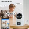Kameror JOOAN 4K 3MP PTZ IP CAMERA 5G WIFI Dual Lens Camera Home Color Night CCTV Surveillance Camera Auto Tracking Smart Baby Monitor