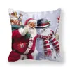 Pillow Merry Christmas Pillowcase Throw Case Home Decoration Xmas Cover