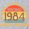 2024 New Designer Women T Shirt VINTAGE 1984 LIMITED Round Neck Women's T-shirt Loose Fun Short Sleeves