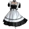 Black White Lolita Maid Girl Lovely Cosplay Costume Outfit Dress Sexy French Apron Servant Uniform Exotic CafeMaid 4XL 240319