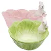 Dinnerware Sets Ceramic Easter Bowls Cabbage Shaped Serving Salad Bowl Fruit Dessert Breakfast Cereal Kitchen Tableware